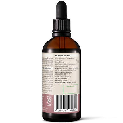 Wanderlust Vegan Ashwagandha Drops 90ml