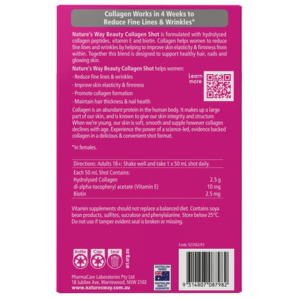 Nature's Way Beauty Collagen Shot 50ml 10 Pack