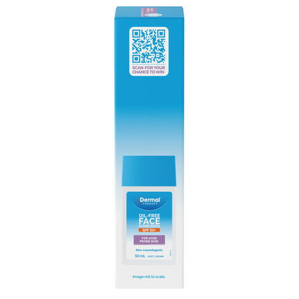 Dermal Therapy Oil-Free Face Sunscreen SPF50+ 50ml