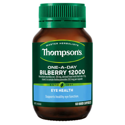 Thompson's Bilberry 12000mg 60  Capsules