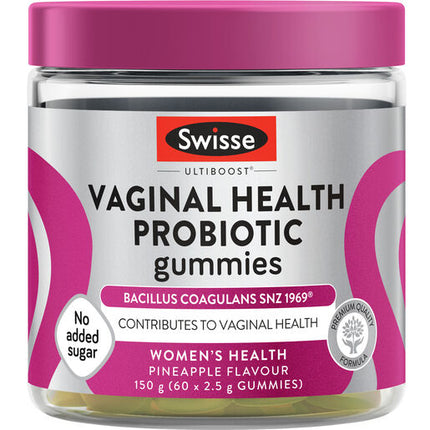 Swisse Vaginal Health Probiotic Gummies 60 Pack