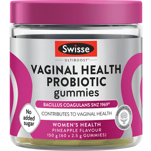 Swisse Vaginal Health Probiotic Gummies 60 Pack
