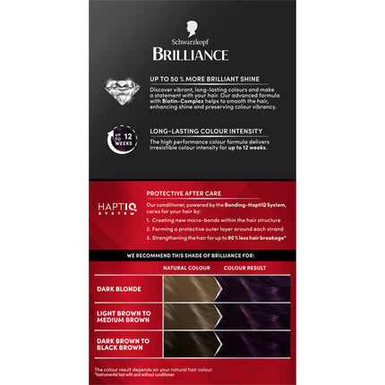 Schwarzkopf Brilliance Intense Permanent Colour Gem Collection 03 Dark Amethyst