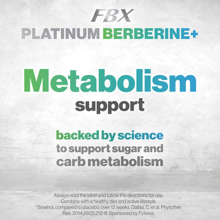 Naturopathica FBX Platinum Berberine 30 Capsules