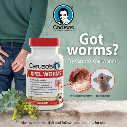 Caruso's Xpel Worms 28 Tablets