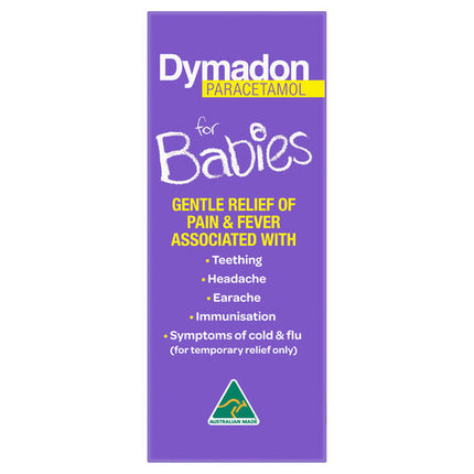 Dymadon Paracetamol 1 Month -2 Years Blackcurrant 60mL