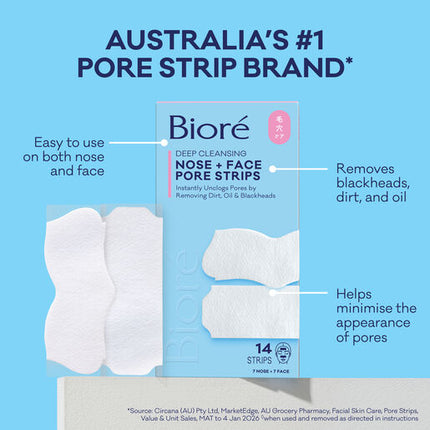 Biore Combo Deep Cleansing Pore Strips 14 Pack