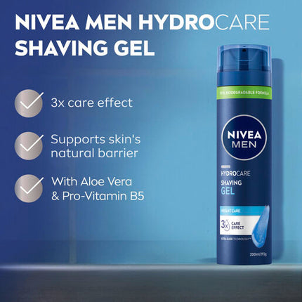 Nivea Men Hydrocare Shaving Gel 200ml