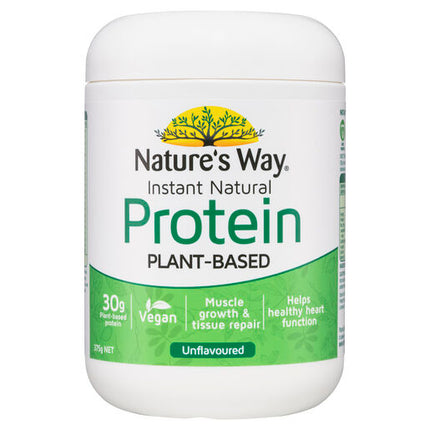 Nature's Way Instant Natural Protein Plant-Based Unflavoured 375g