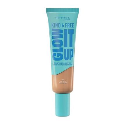 Rimmel London Kind & Free Glow It Up Moisturising Skin Tint, 203, True Beige 30Ml