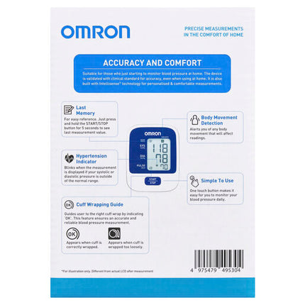 Omron Basic Blood Pressure Monitor HEM8712
