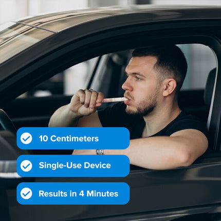 2San Single Use Breathalyzer - Alcohol Test 3 Pack