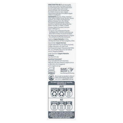 Colgate Toothpaste Total Plaque Release Farm-Grown Mint 95g