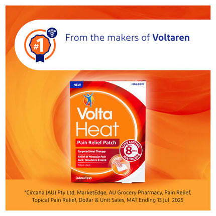 Volta Heat Pain Relief Patch - 2 pack