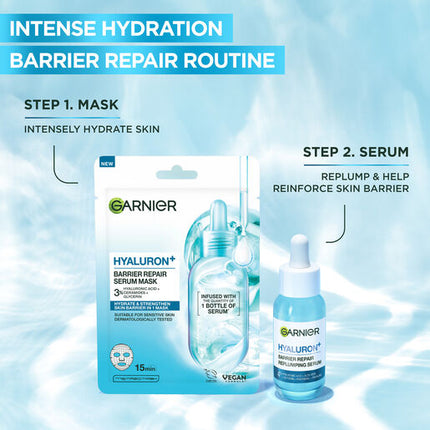 Garnier Hyaluron+ Barrier Repair Serum Mask