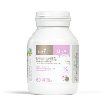 Bioisland Dha For Pregnancy  60 Capsules