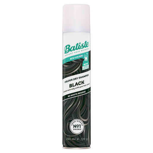 Batiste Black Colour Dry Shampoo Peach & Vanilla Praline Fragrance 200mL