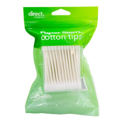 Direct Beauty Paper Stem Cotton Tips 100 Pack