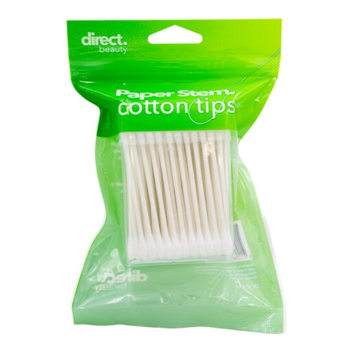 Direct Beauty Paper Stem Cotton Tips 100 Pack
