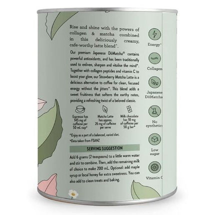 Nutra Naturals Collagen Strawberry Matcha Latte 100g
