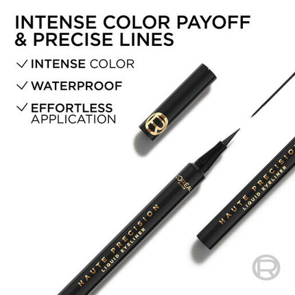 L'Oréal Paris Liners Haute Precision Felt-tip Eyeliner - Noir Silk