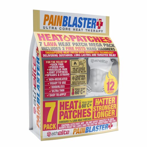 Pain Blaster Heat Patches Regular 7 Pack by Athelite