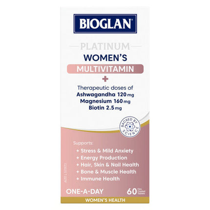 Bioglan Platinum Womens Multi 60 Tablets