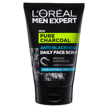 L'Oréal Paris Men Expert Pure Charcoal Anti-Blackhead Daily Face Scrub 100ml