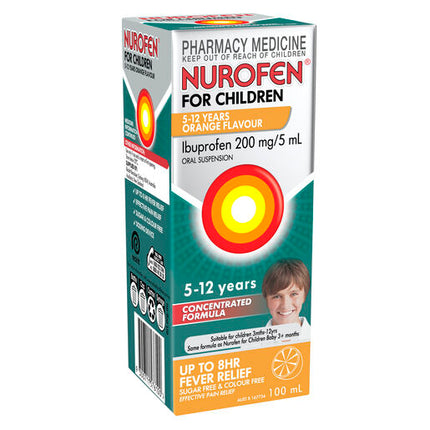Nurofen For Children 5-12 Years Orange 100ml