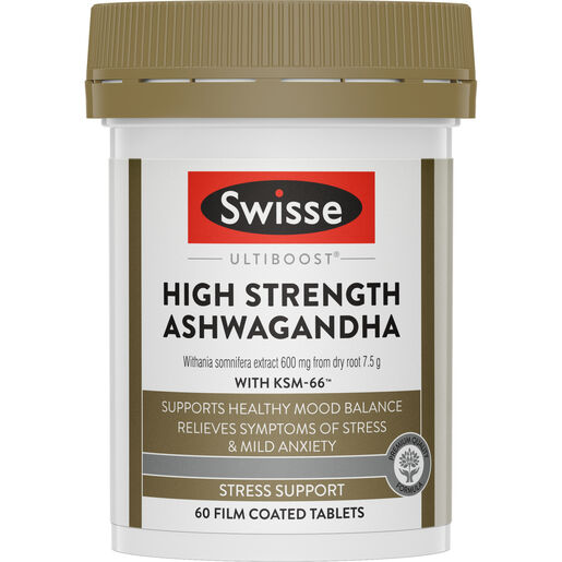 Swisse Ultiboost High Strength Ashwagandha 60  Tablets