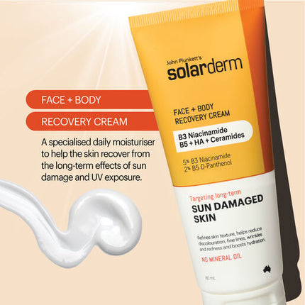John Plunkett's Solarderm Face & Body Recovery Cream 85g