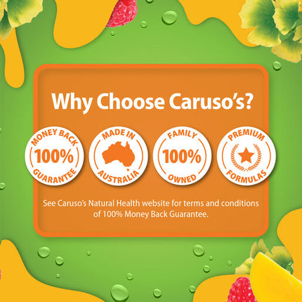 Caruso's Ginkgo Gummies 60 Pastilles