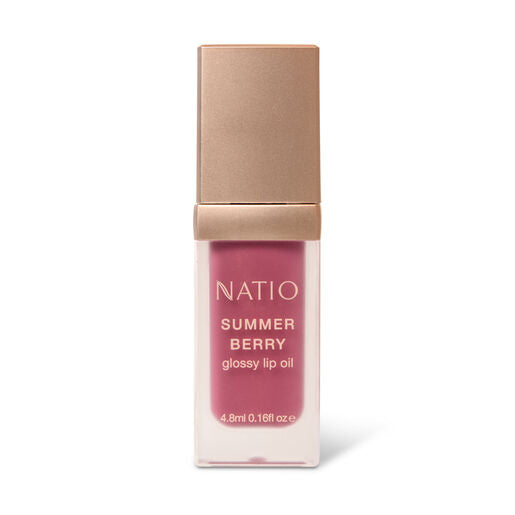 Natio Glossy Lip Oil Summer Berries