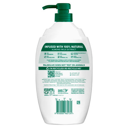 Palmolive Naturals Body Wash Coconut 1L Moisturising Almond Milk