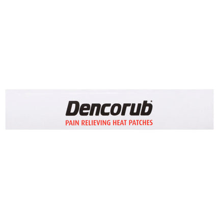 Dencorub Pain Relieving Heat Patches 6 Pack