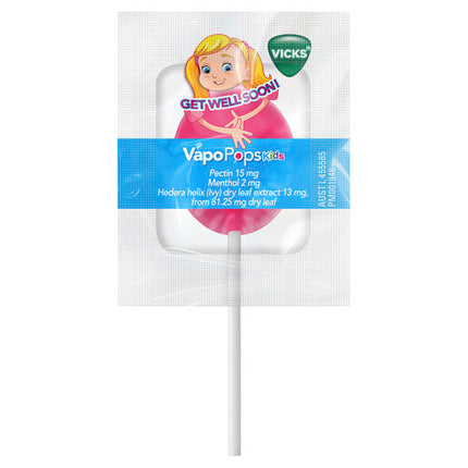 Vicks Vapopops Kids Throat Pops Berry 8