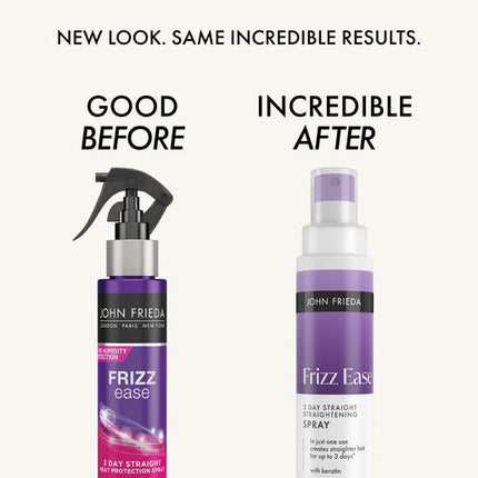 John Frieda Frizz Ease 3 Day Straight Heat Protection Spray 100mL