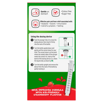 Panadol Children 1-5 Years Strawberry 200mL
