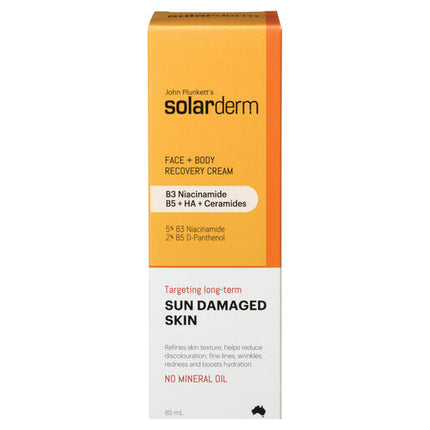 John Plunkett's Solarderm Face & Body Recovery Cream 85g