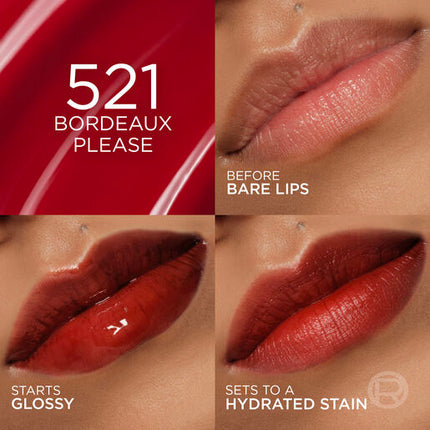 L'Oreal Hyaluron Tint Lip Stain Serum 521 Bordeaux Please