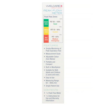 Welcare Breatheasy Peak Flow Meter