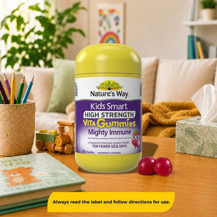 Nature's Way Kids Smart High Strength Vita Gummies Mighty Immune 50s