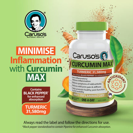 Caruso's Curcumin Max 50 Tablets