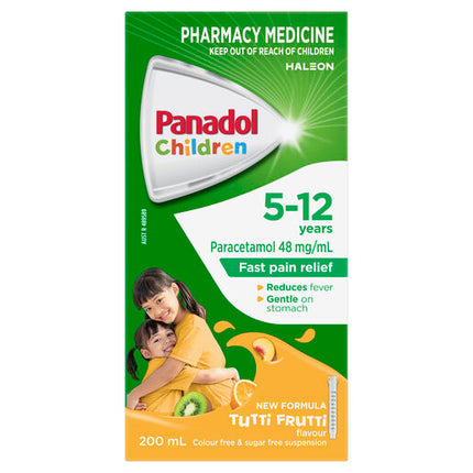 Panadol Children 5-12 Years Tutti Frutti 100mL