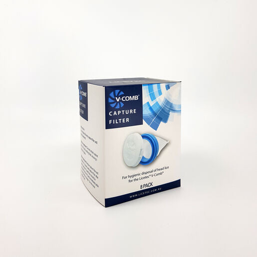 Licetech V-Comb Capture Filters 6Pk