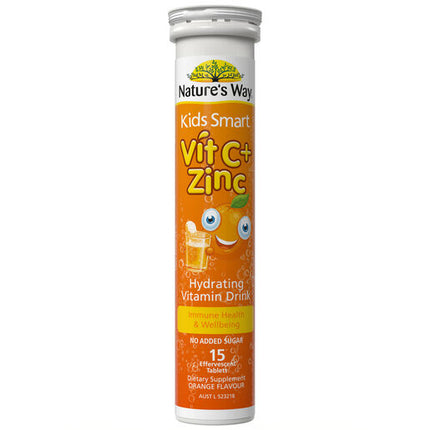 Nature's Way Kids Smart Vit C + Zinc 15s