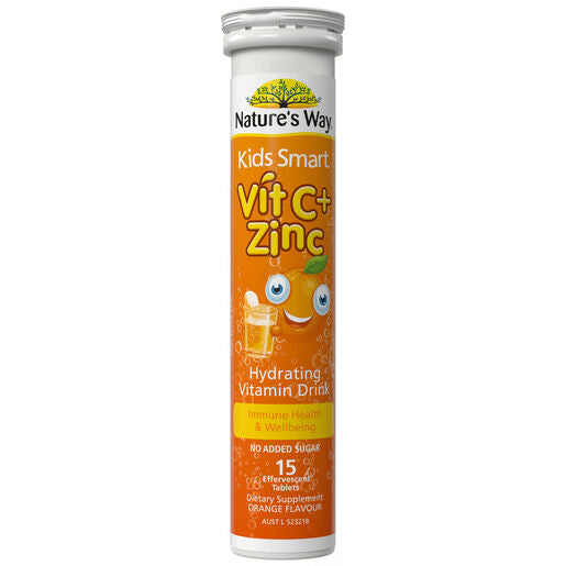 Nature's Way Kids Smart Vit C + Zinc 15s