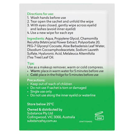 BioRevive CleanEyes Blephamite Cleansing Wipes 30 Pack