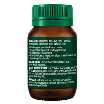 Thompson's One A Day Lutein And Bilberry 30 Tablets