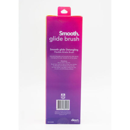 Direct Beauty Smooth Glide Brush Detangling Flexible Bristle Brush